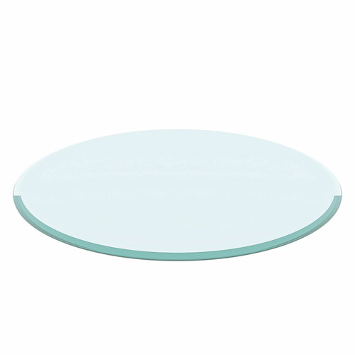 Large round tempered glass - round,