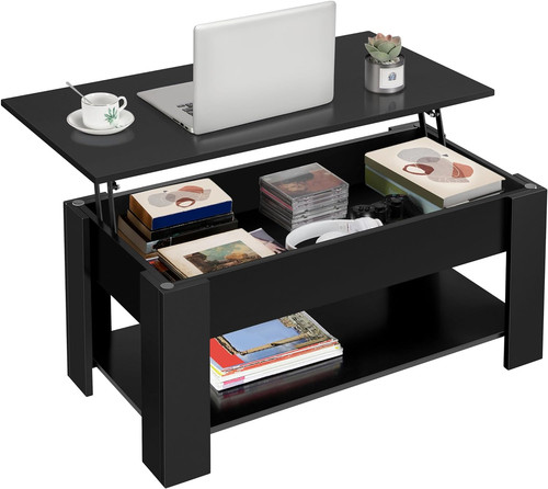 Wooden coffee table lift - wooden,