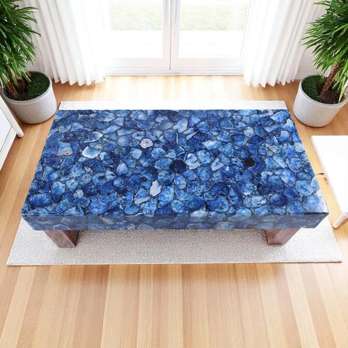 X24 blue agate gemstone - agate,
